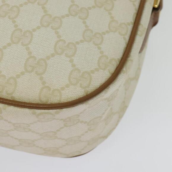 GUCCI GG Supreme Shoulder Bag Pvc White Gold 89 02 077 - Picture 13 of 16